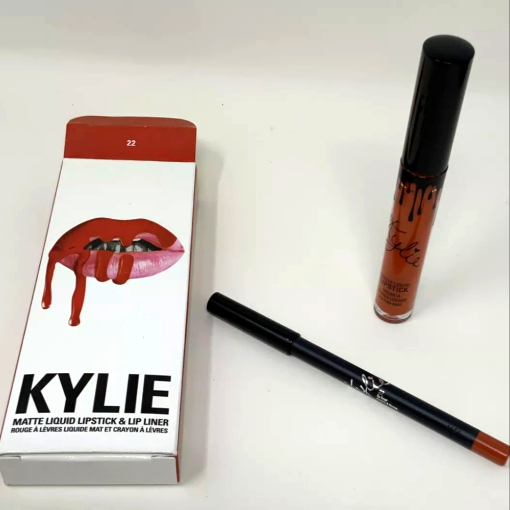 Matte Liquid Lipstick & Lip Liner 22